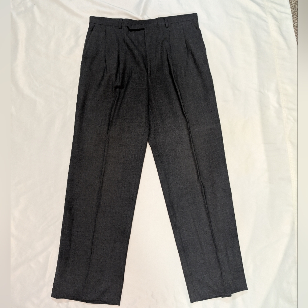 Men's Elegant Charcoal Dress Pants